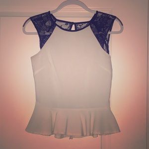 Peplum tank